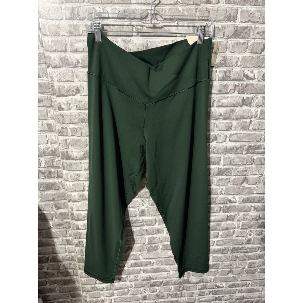 Aerie OFFLINE Real Me Crossover 7/8 Leggings Green XXL 070-0491-5104